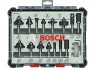 Bosch sada fréz do dřeva 15 ks 2607017472